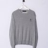 Impalavintage Polo Ralph Lauren Grey Light Sweater Hot