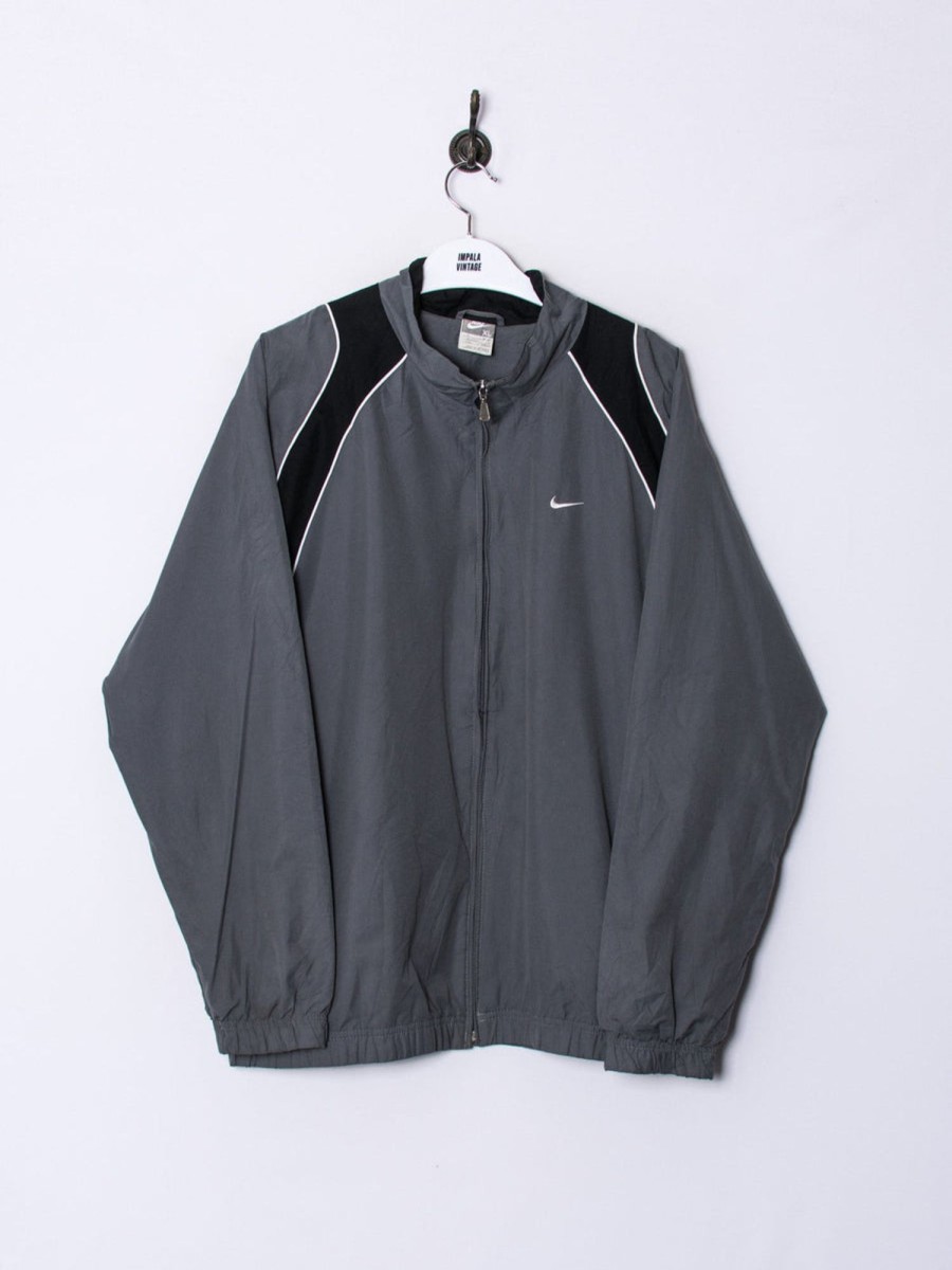 Impalavintage Nike Grey Track Jacket Hot