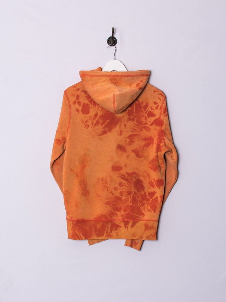 Impalavintage Nike Orange Tie Dye Hoodie Wholesale