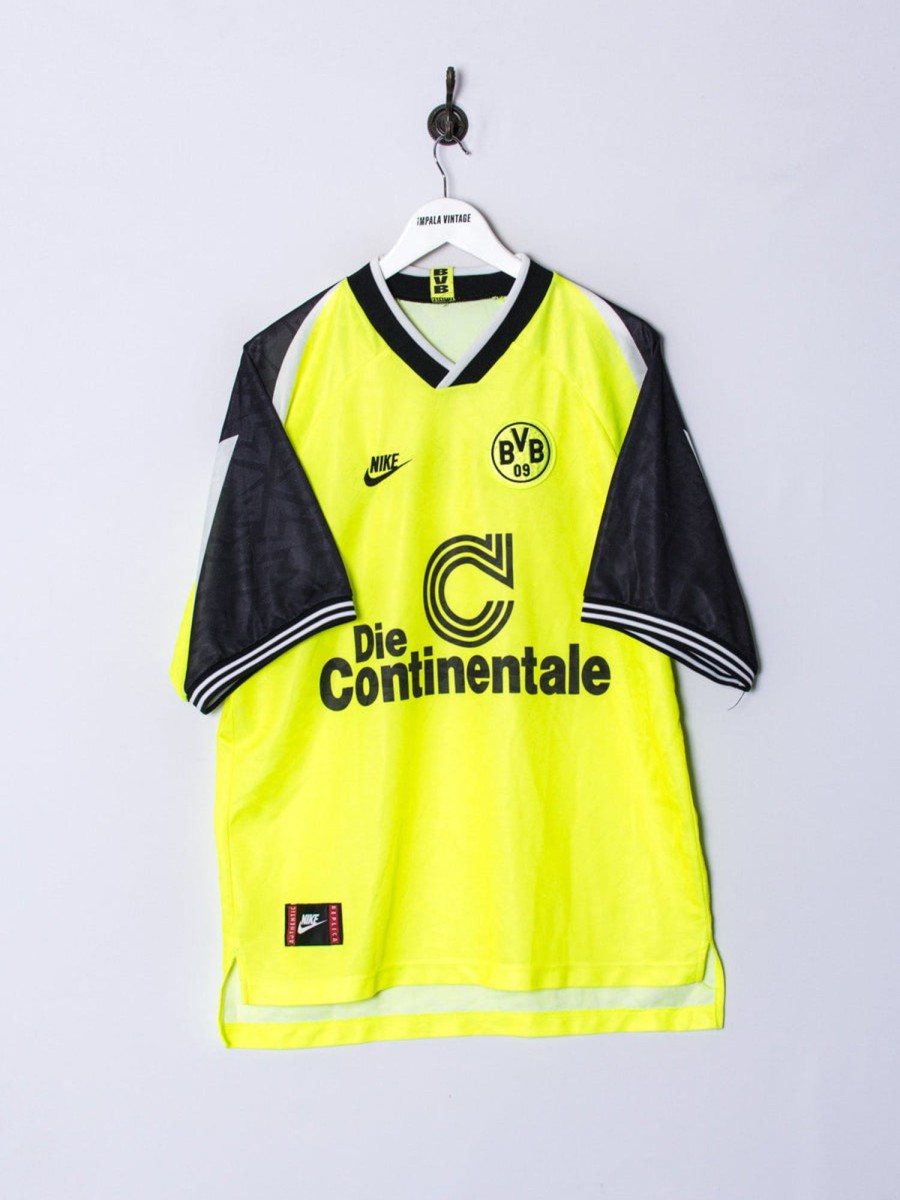 Impalavintage Borussia Dortmund Nike Official Football 1995/1996 Home Jersey Wholesale