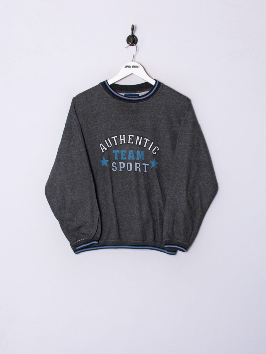 Impalavintage Basic Style Ii Grey Sweatshirt Hot