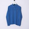 Impalavintage Polo Ralph Lauren Blue Ii Long Sleeves Poloshirt Wholesale