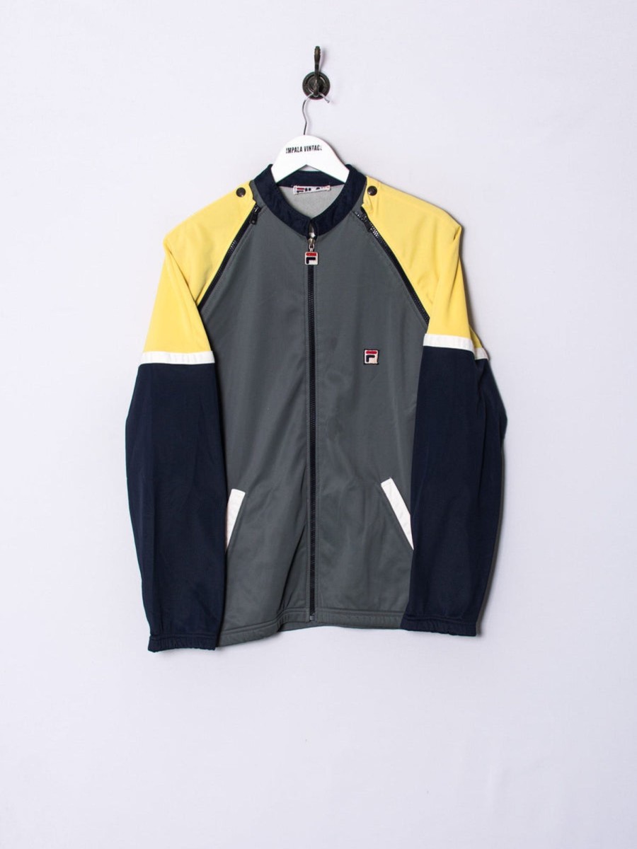 Impalavintage Fila Grey Track Jacket New