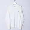 Impalavintage Polo Ralph Lauren White Long Sleeves Tee Hot