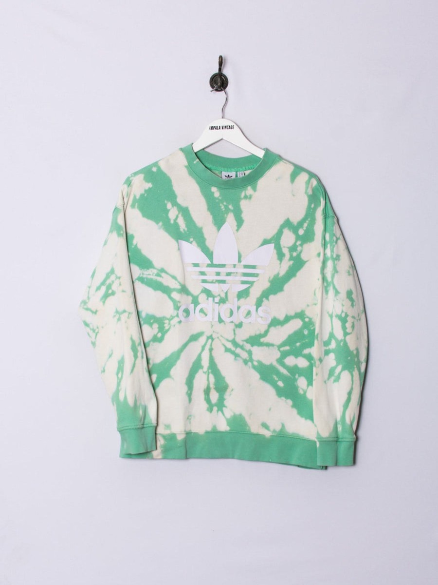 Impalavintage Adidas Originals Tie Dye Sweatshirt New