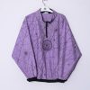 Impalavintage Reebok Purple Middled Zipper Jacket Hot