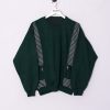 Impalavintage Green Retro Sweatshirt New