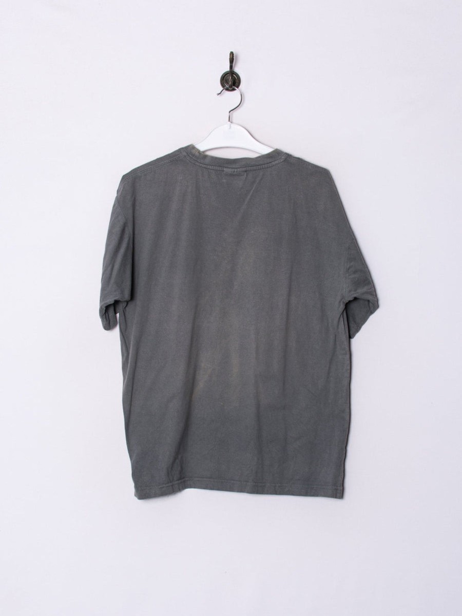 Impalavintage Reebok Grey Cotton Tee Wholesale