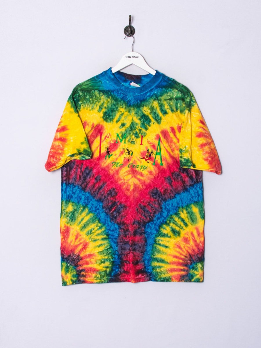 Impalavintage Jamaica Reggae Tie Dye Cotton Tee Wholesale