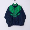 Impalavintage Green & Blue Shell Jacket Hot