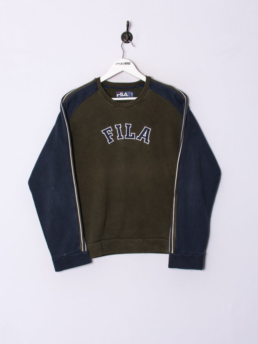 Impalavintage Fila Green & Blue Sweatshirt New