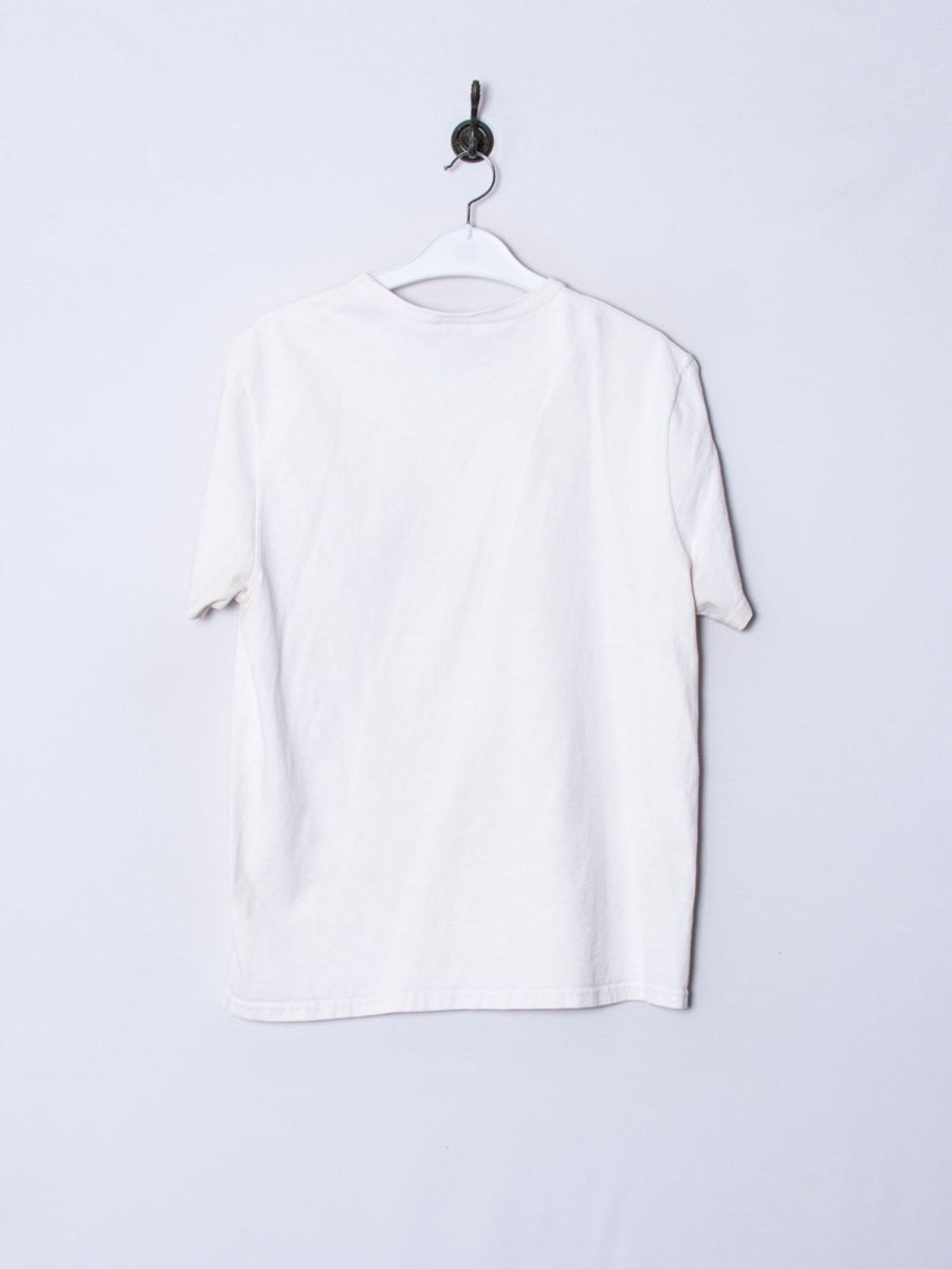 Impalavintage Champion White Cotton Tee Clearance