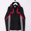 Impalavintage Adidas Black Hooded Track Jacket Best