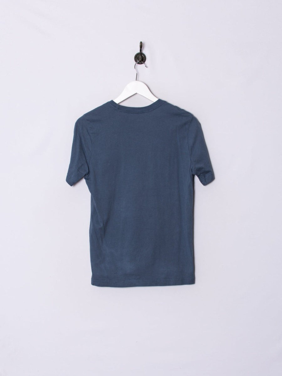 Impalavintage Adidas Blue Cotton Tee Best