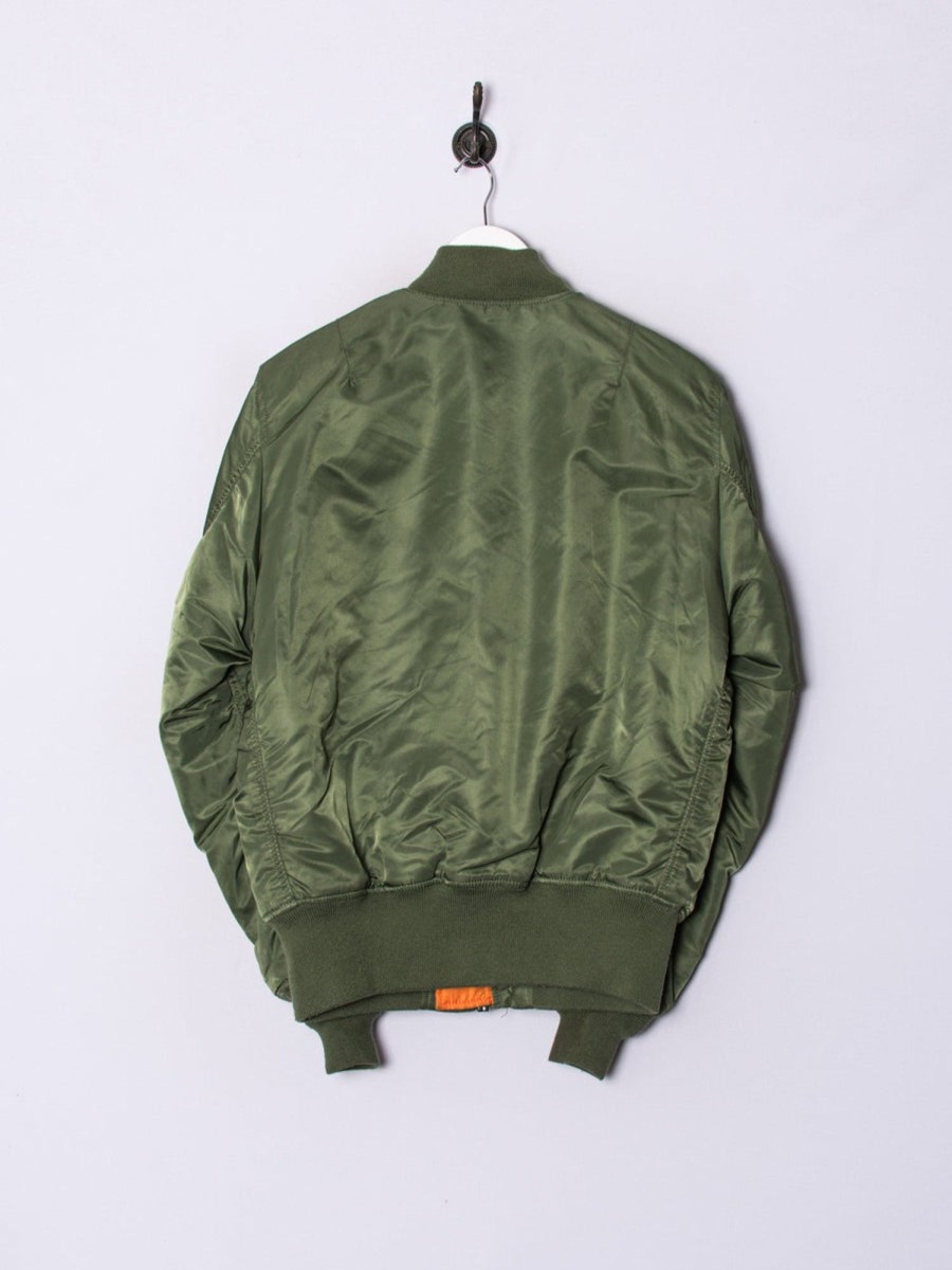 Impalavintage Alpha Industries Green Bomber Jacket Clearance