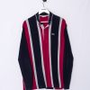 Impalavintage Lacoste Down Stripes Long Sleeves Poloshirt Online