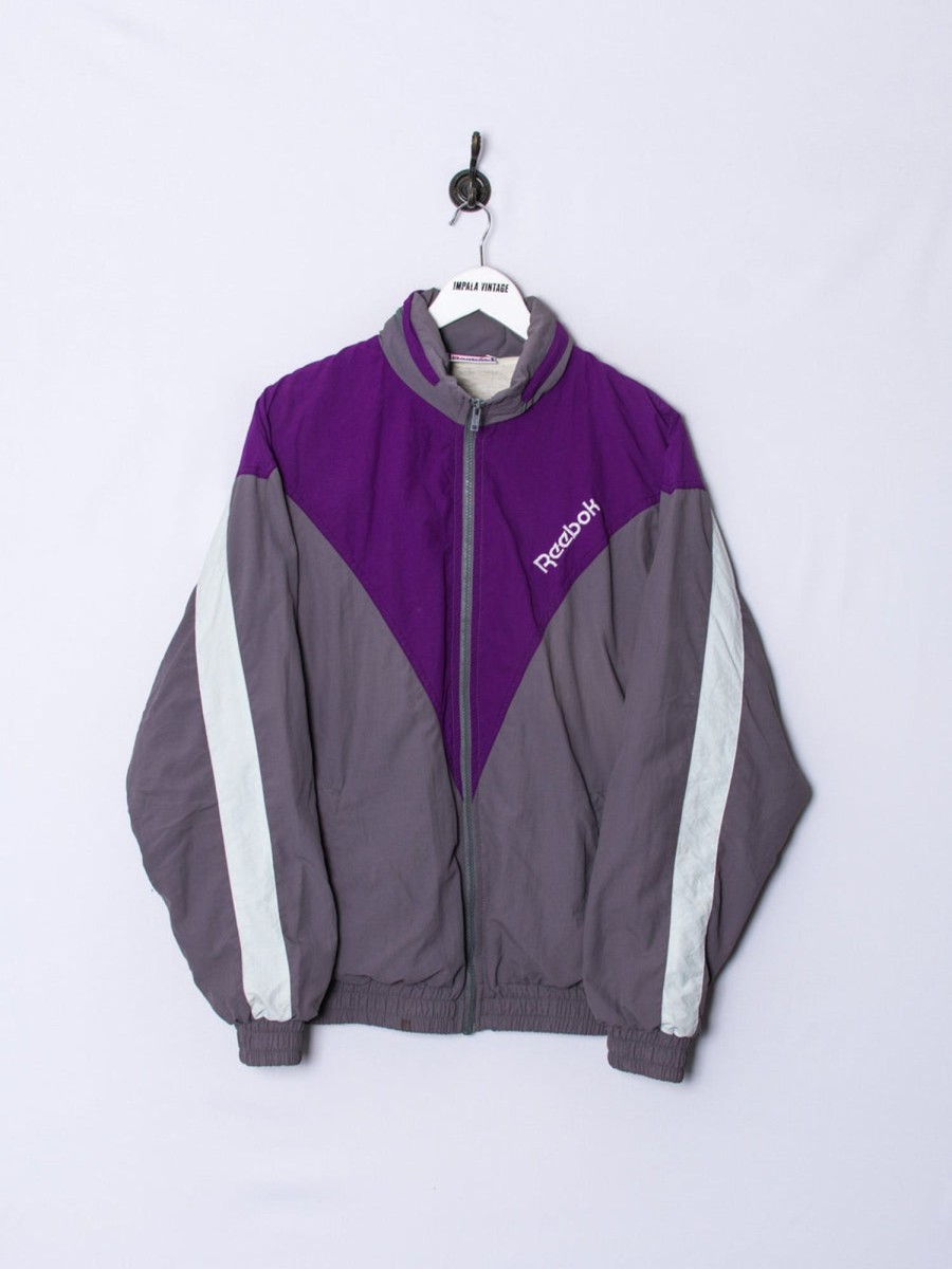 Impalavintage Reebok Purple & Grey Ii Tracksuit Wholesale