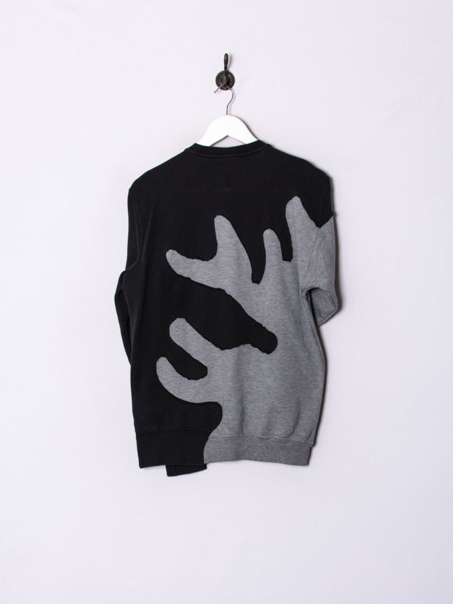 Impalavintage Champion Grey Sleeve Rework Sweatshirt Online