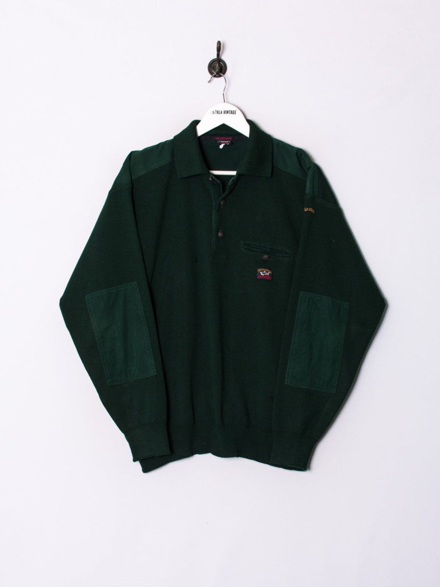 Impalavintage Paul & Shark Green Ii Sweatshirt Best