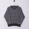 Impalavintage Blue Ii Square Sweater New