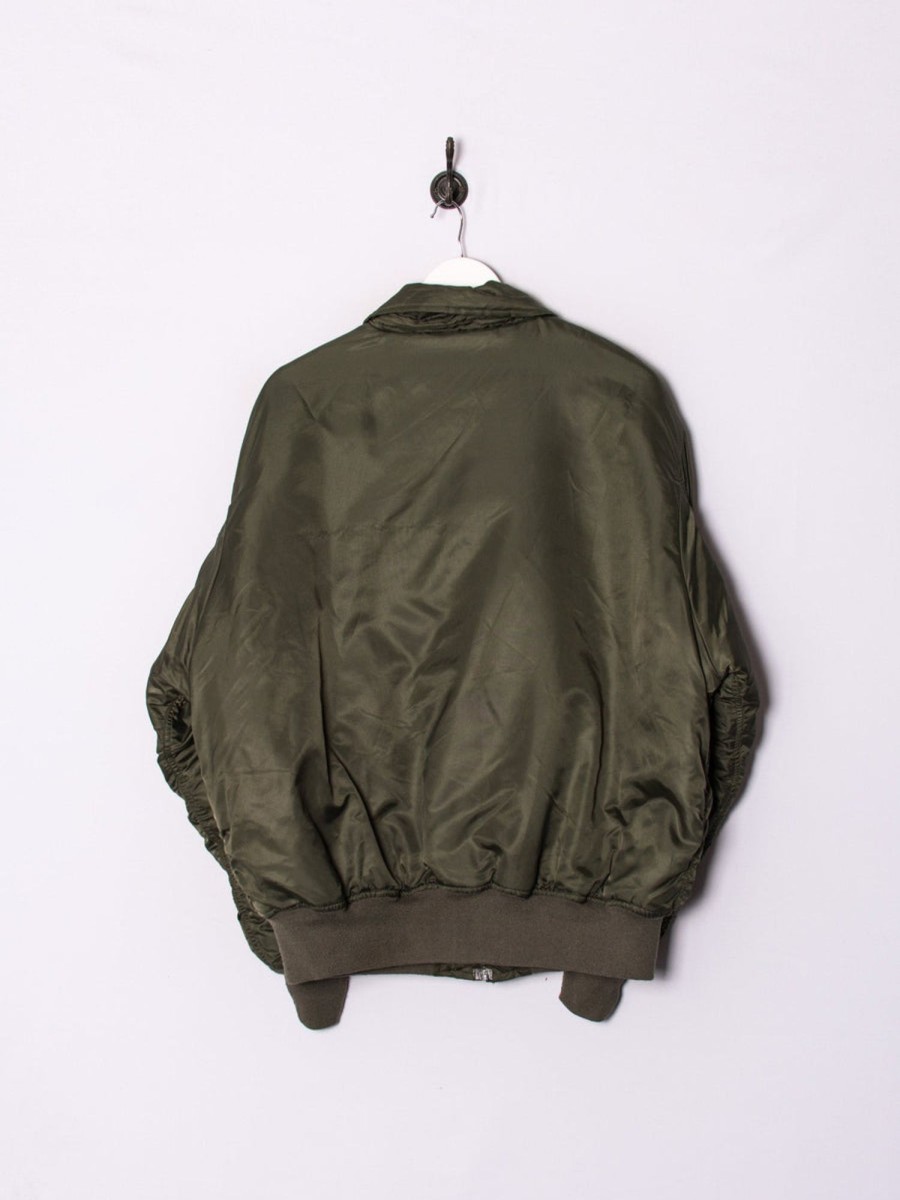 Impalavintage Alpha Industries Green Bomber Jacket New