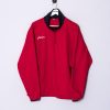 Impalavintage Asics Red 1/3 Zipper Sweatshirt Best