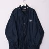 Impalavintage Reebok Navy Blue I Long Jacket Best