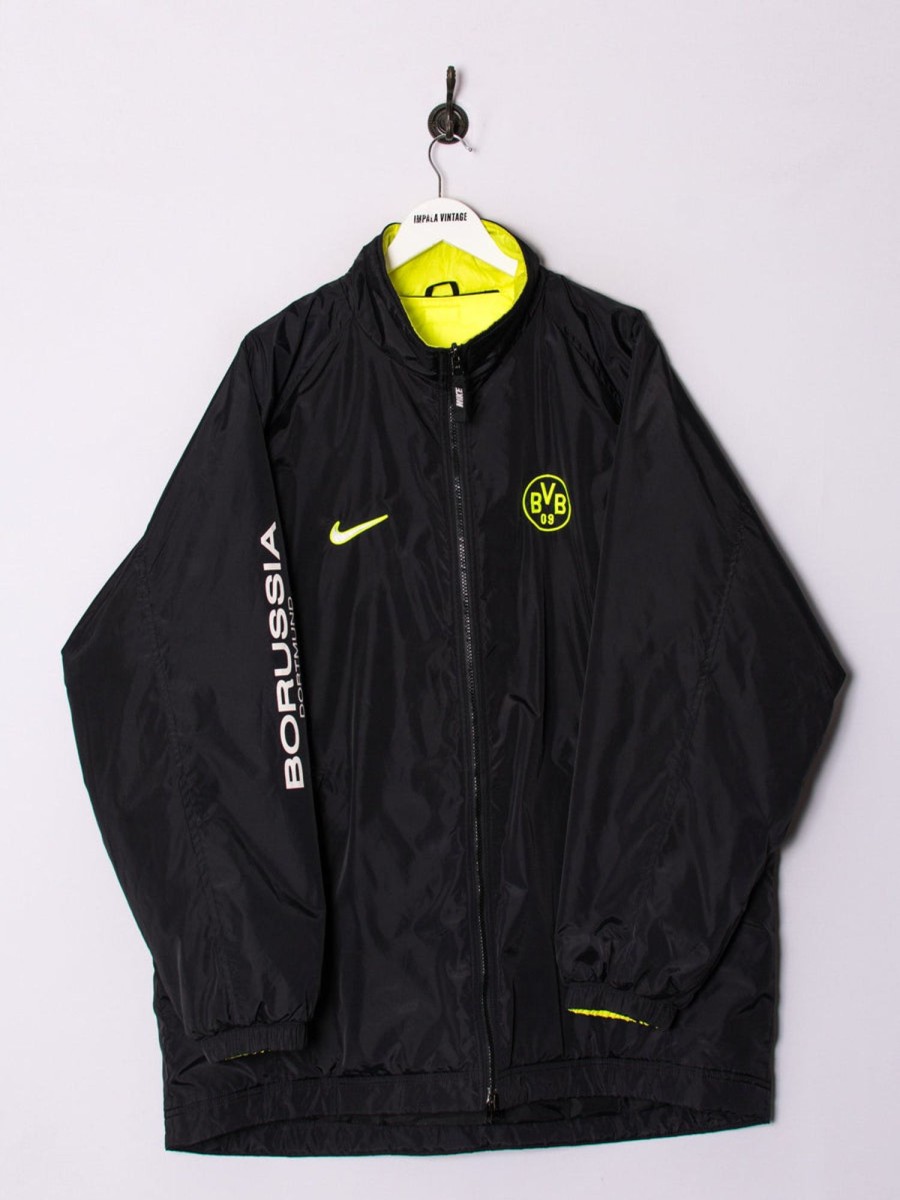 Impalavintage Borussia Dortmund Nike Official Football Reversible Heavy Jacket Clearance