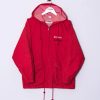 Impalavintage Naf Naf Red Hooded Jacket Clearance