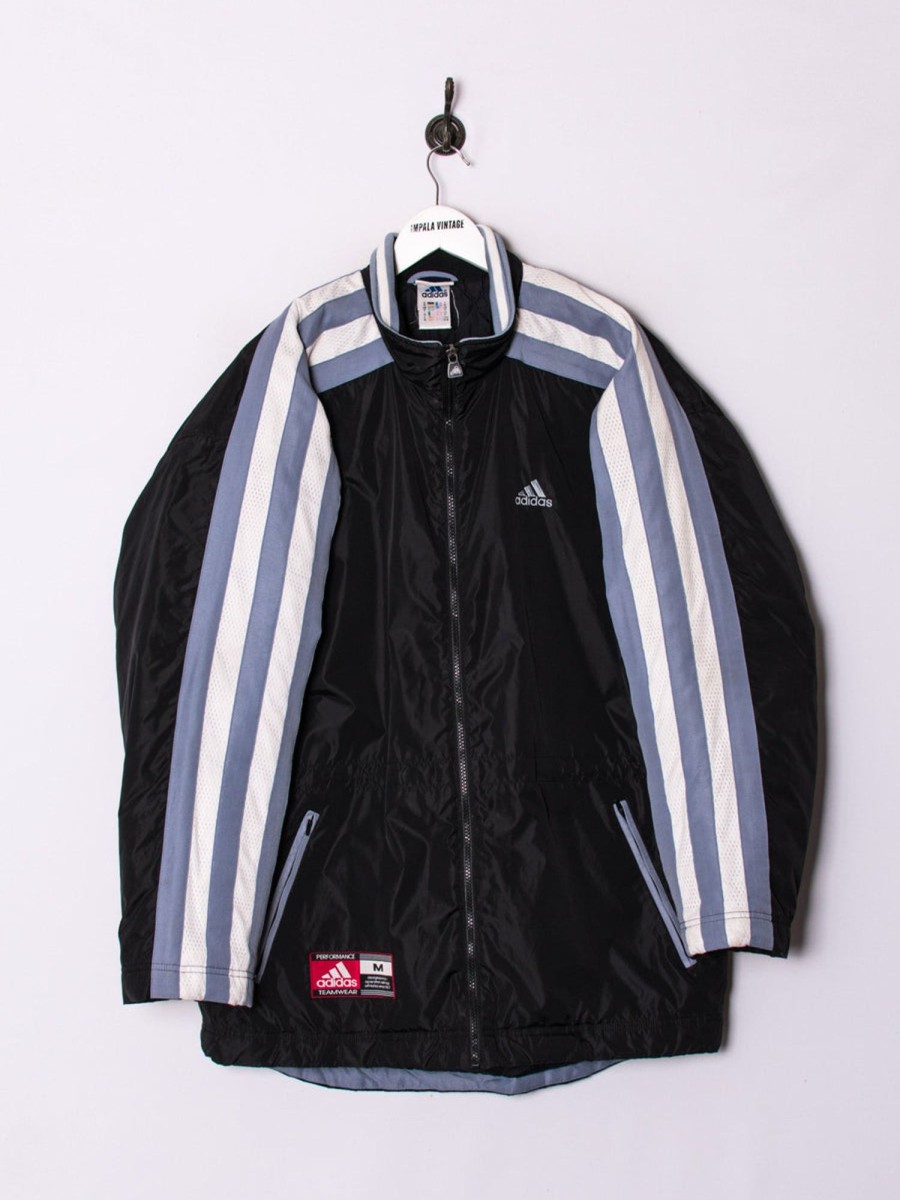 Impalavintage Adidas Black Heavy Jacket Clearance