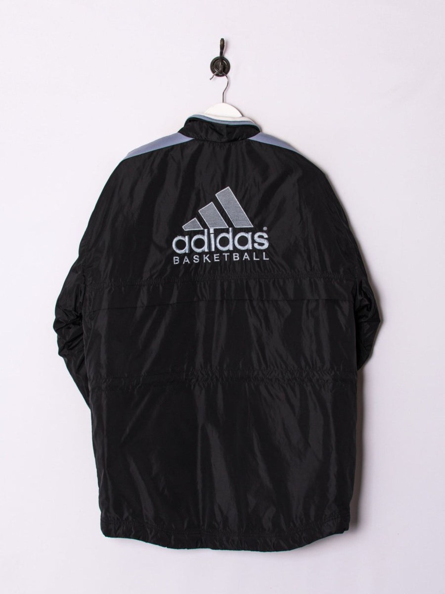 Impalavintage Adidas Black Heavy Jacket Clearance