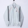 Impalavintage Adidas Grey Track Jacket New