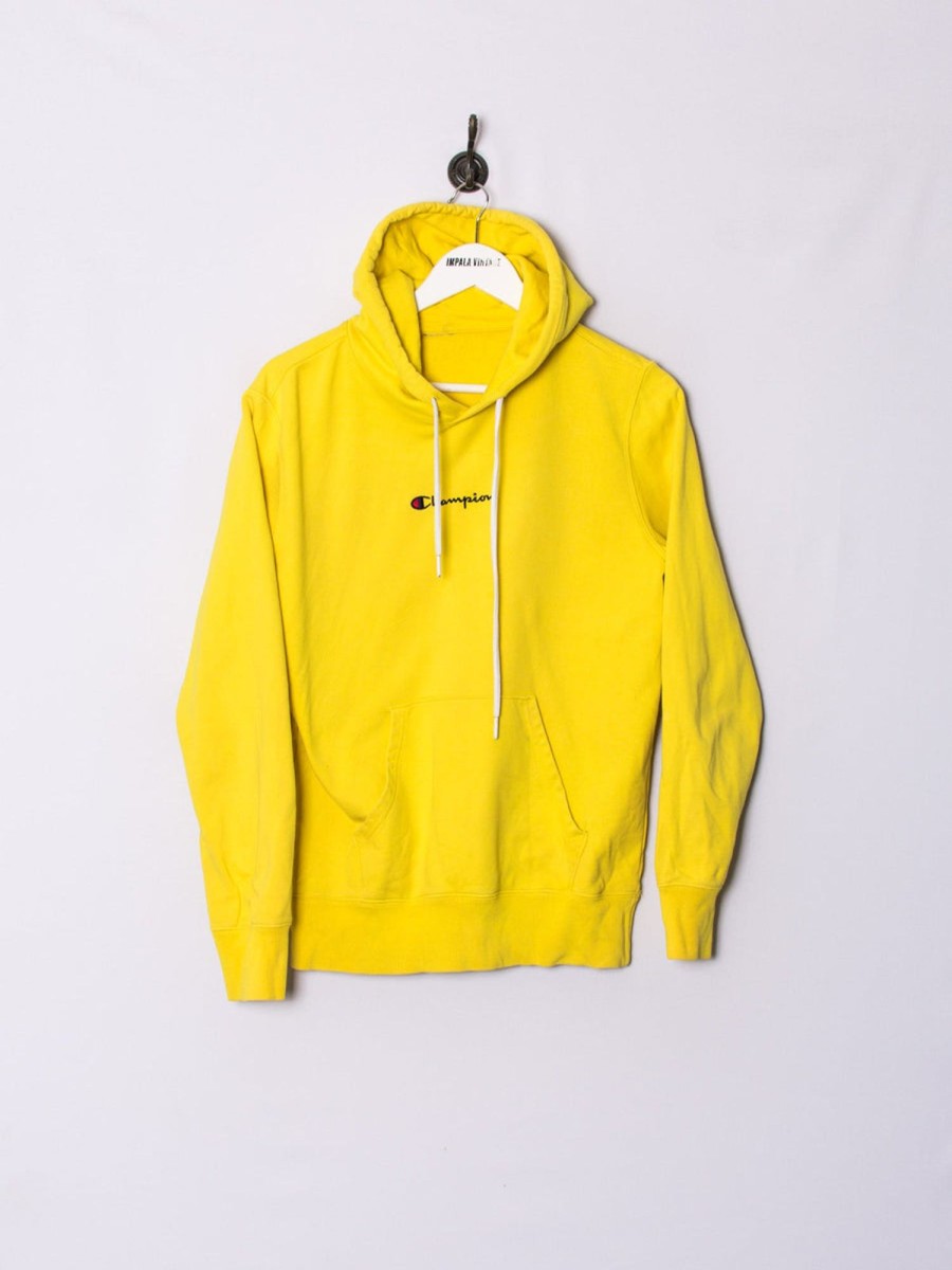 Impalavintage Champion Yellow Hoodie Hot