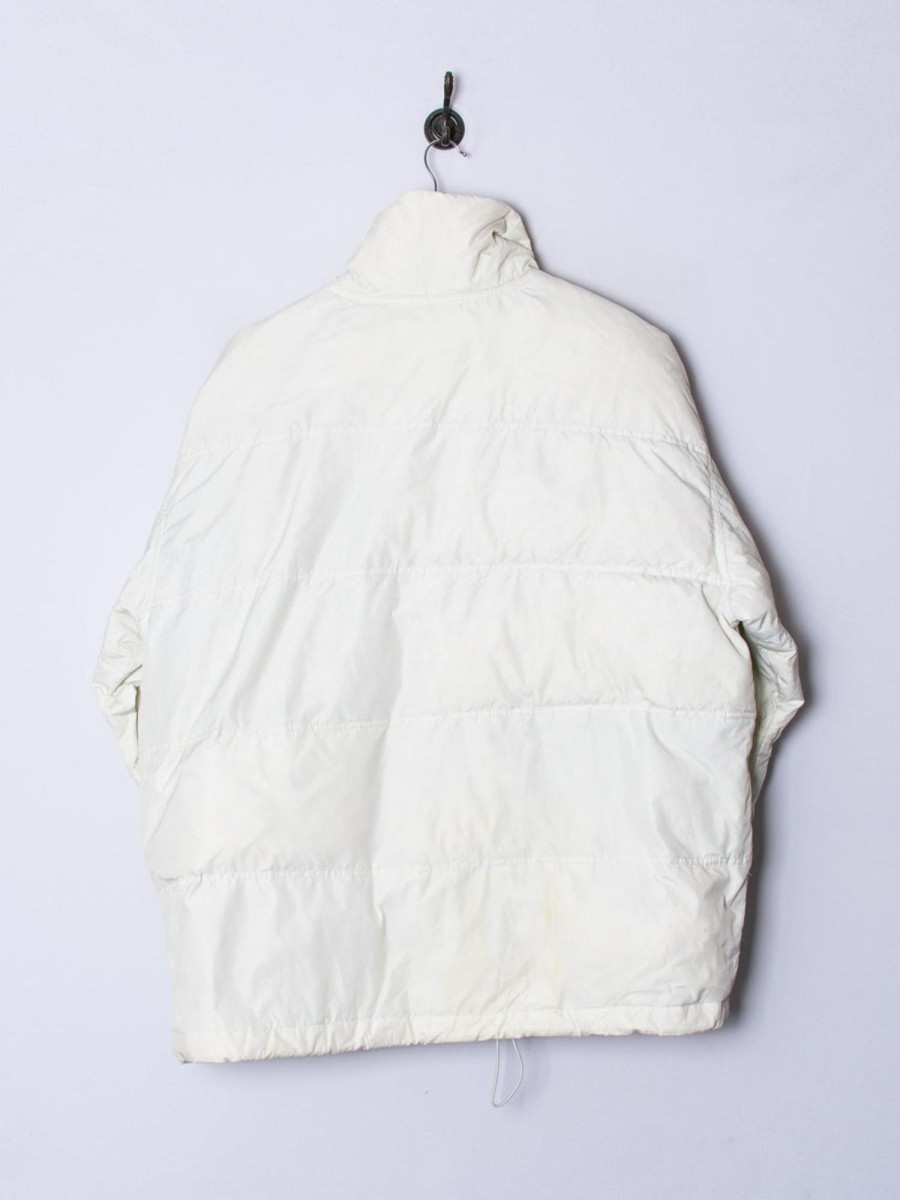 Impalavintage Ellesse White Heavy Puffer Jacket Best