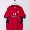 Impalavintage Manchester United Nike Official Football 2002/2003 Home Jersey Clearance