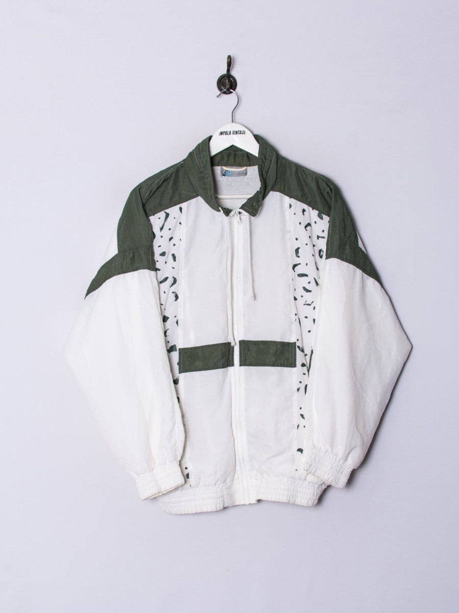 Impalavintage Trevois White & Green Jacket Hot