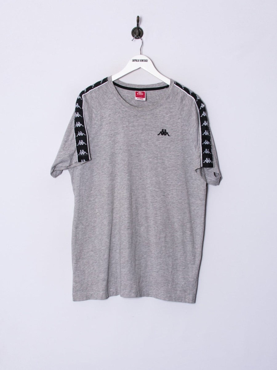 Impalavintage Kappa Grey Cotton Tee Online