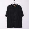 Impalavintage Pusser'S Navy Blue Silk&Cotton Shirt Best