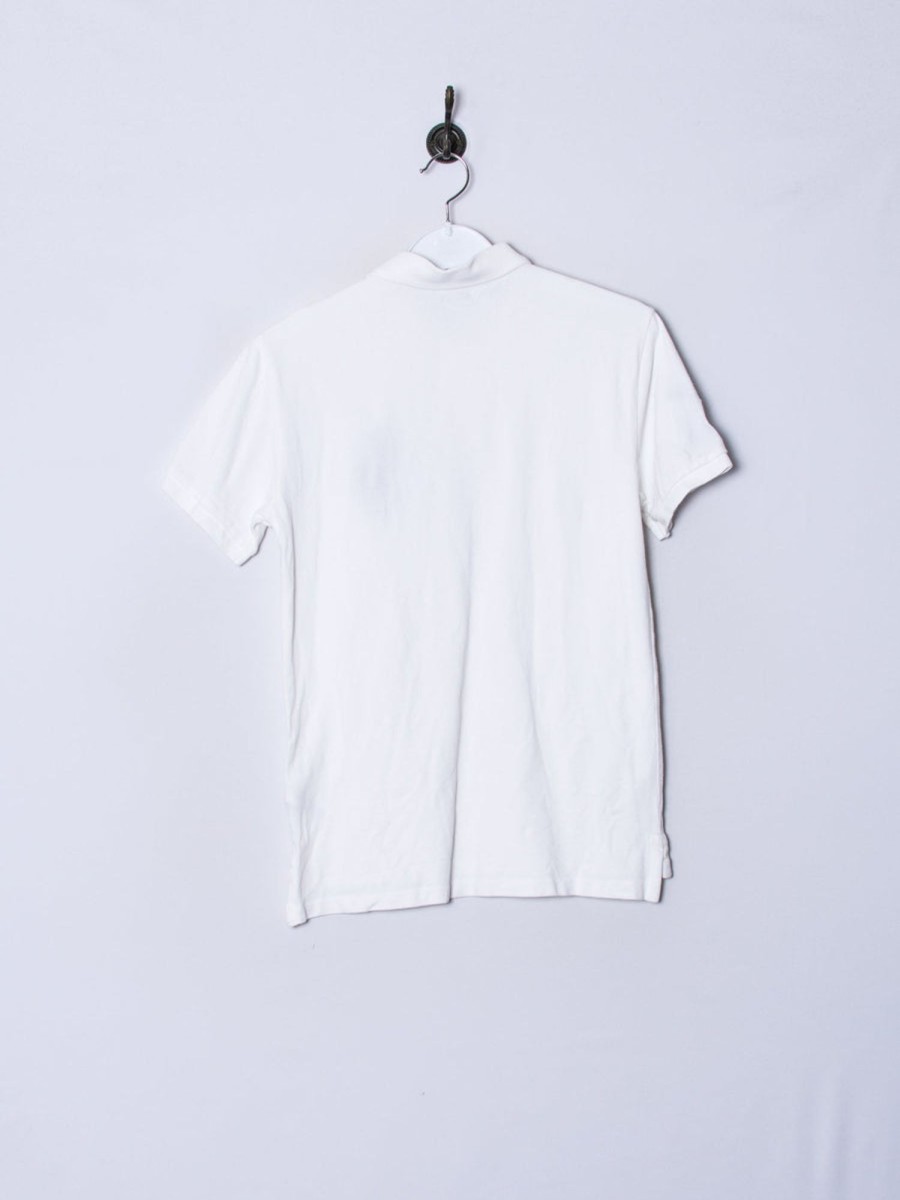 Impalavintage Polo Ralph Lauren White V Poloshirt Hot