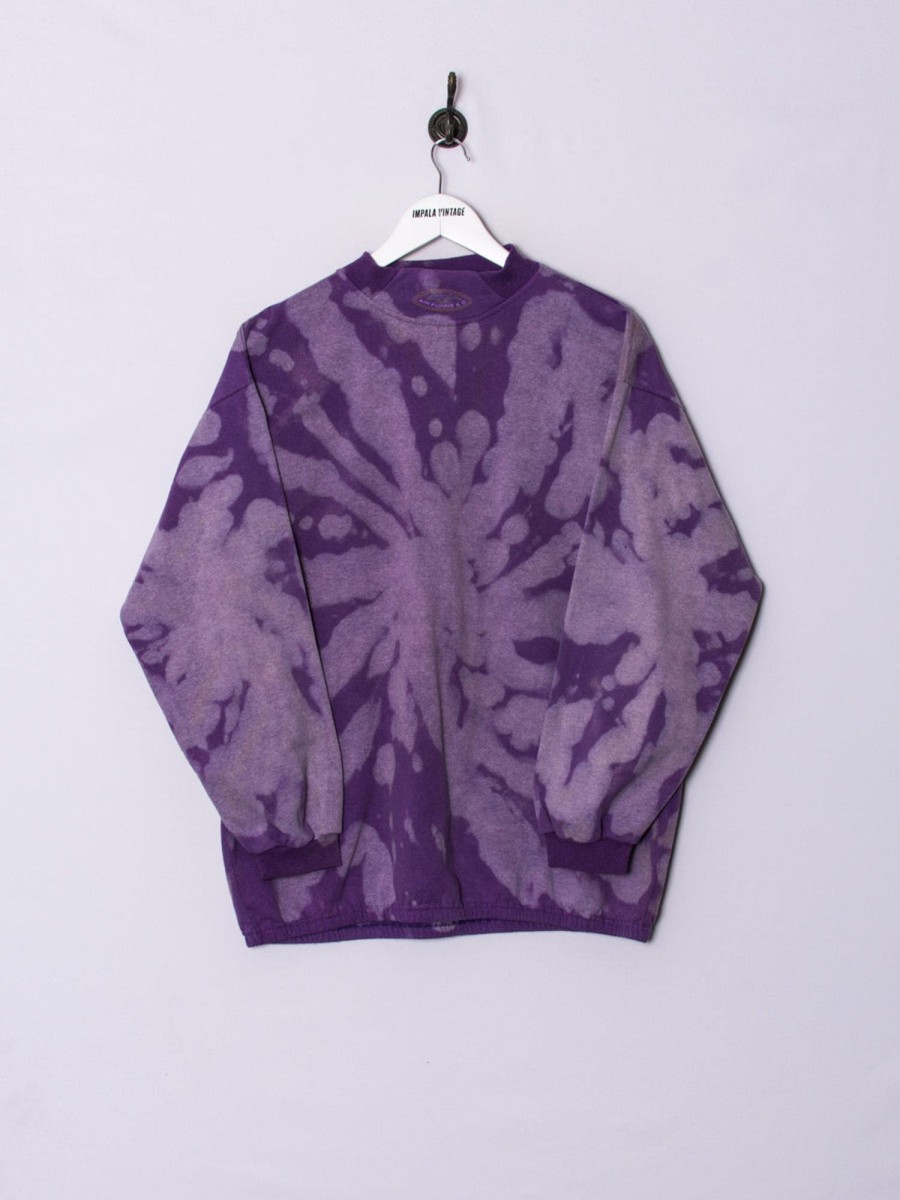 Impalavintage Air Flying Tie Dye Sweatshirt Wholesale