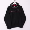 Impalavintage Fila Black Hoodie Online