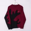 Impalavintage Nike Black & Red Rework Sweatshirt Best