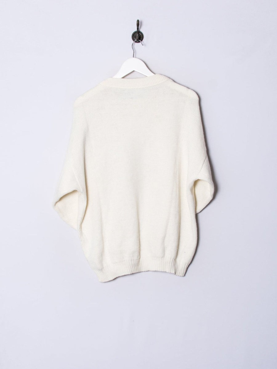 Impalavintage Chicago White Ii Sweater Wholesale