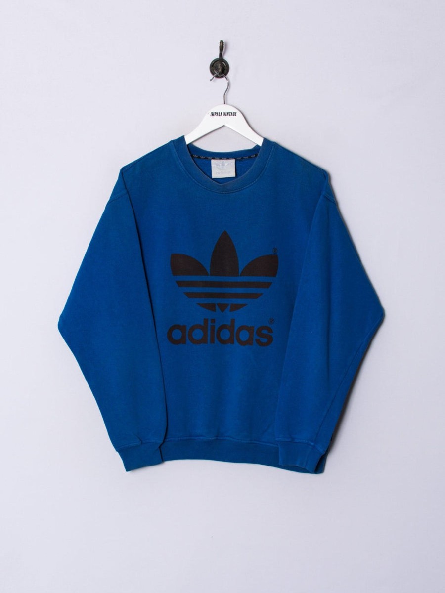 Impalavintage Adidas Originals Blue Sweatshirt New