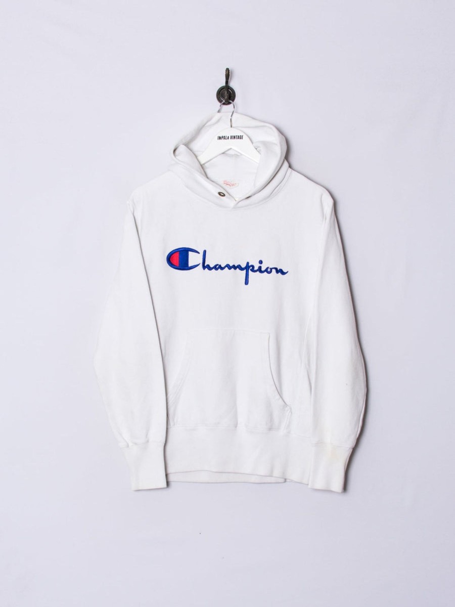 Impalavintage Champion White Hoodie Clearance