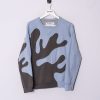 Impalavintage Champion Light Blue Rework Sweatshirt New