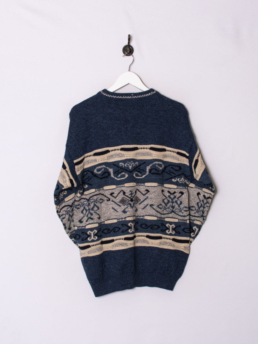 Impalavintage Brice Blue Sweater New