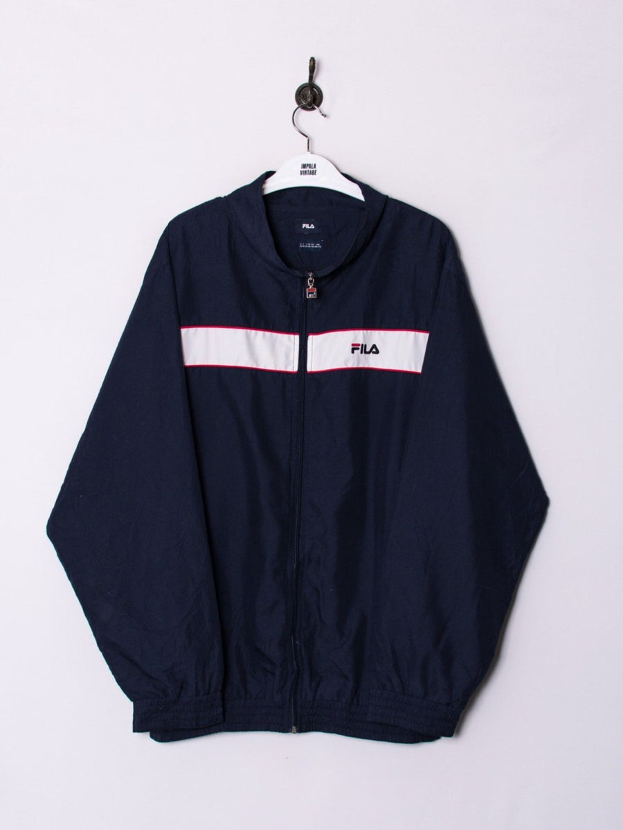 Impalavintage Fila Blue Ii Track Jacket Wholesale