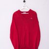 Impalavintage Lacoste I Red Sweater Hot