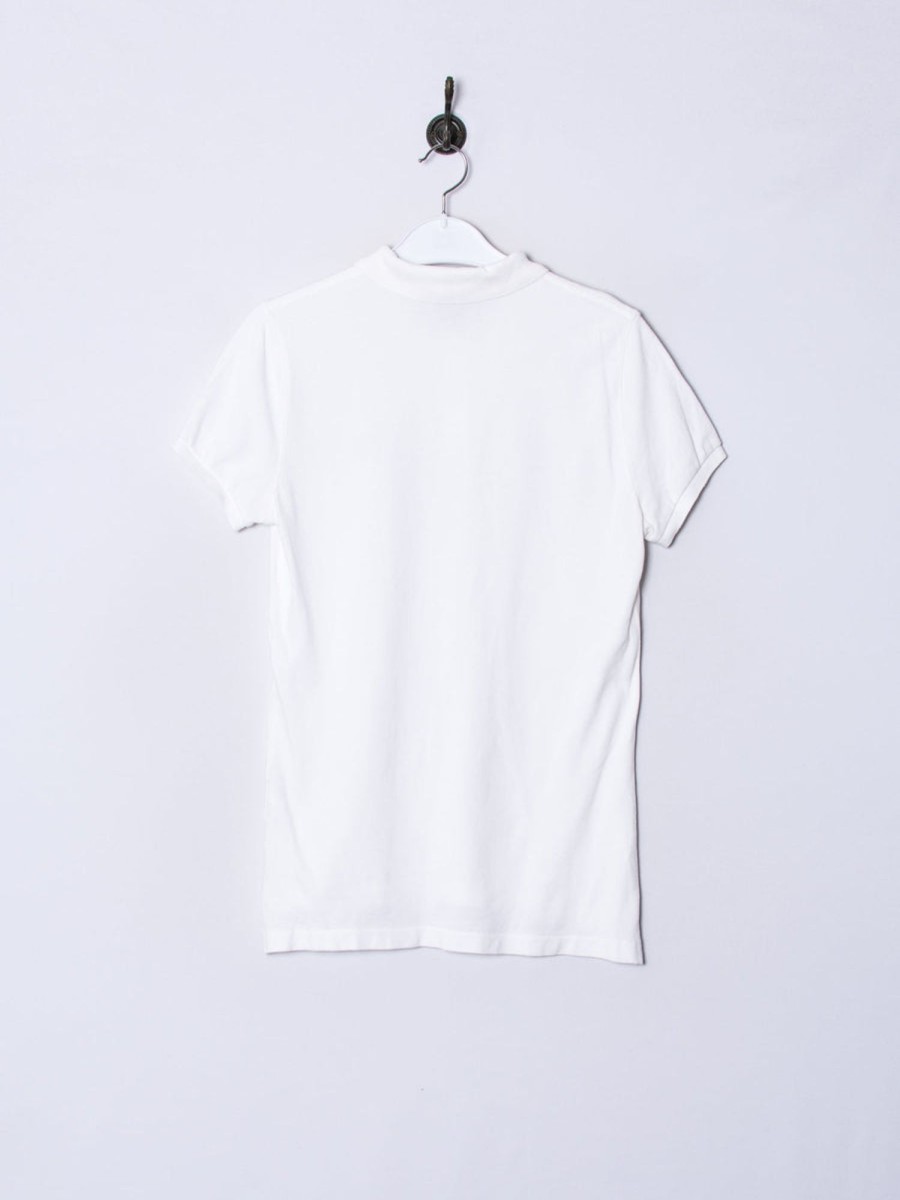 Impalavintage Polo Ralph Lauren Skinny White Poloshirt New